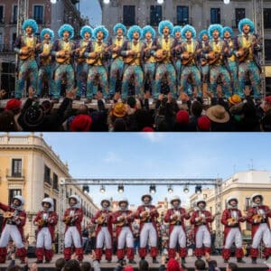 Chirigota performance at Cadiz Carnival