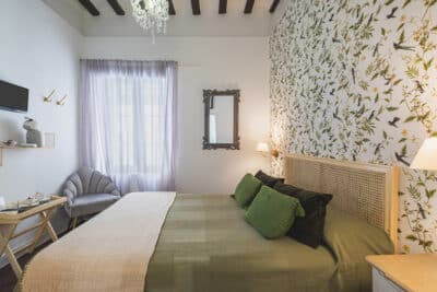 Room interior at Palacete de la Alameda Cádiz boutique hotel